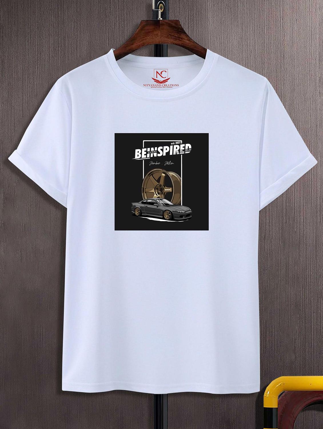 unisex white graphic printed t-shirt - 20824720 -  Zoom Image - 0