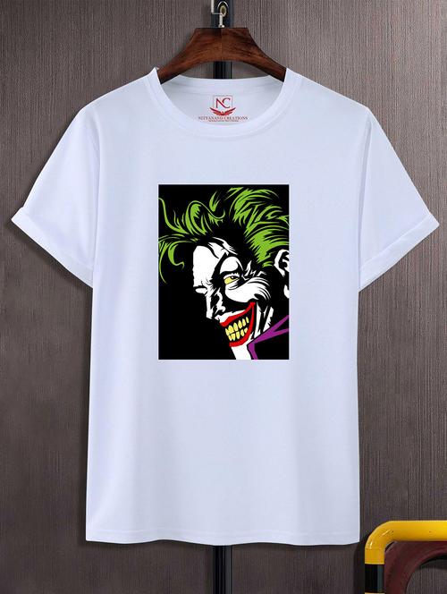 unisex white graphic printed t-shirt - 20824725 -  Standard Image - 0