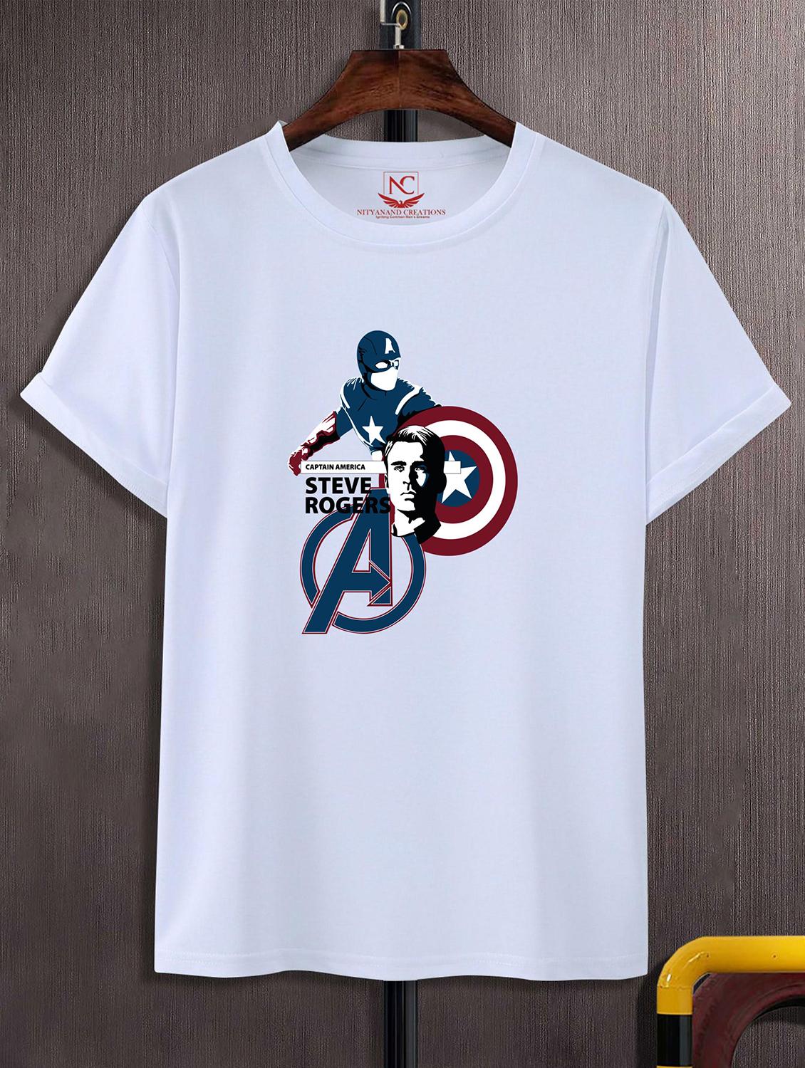 unisex white graphic printed t-shirt - 20824727 - Zoom Image - 0