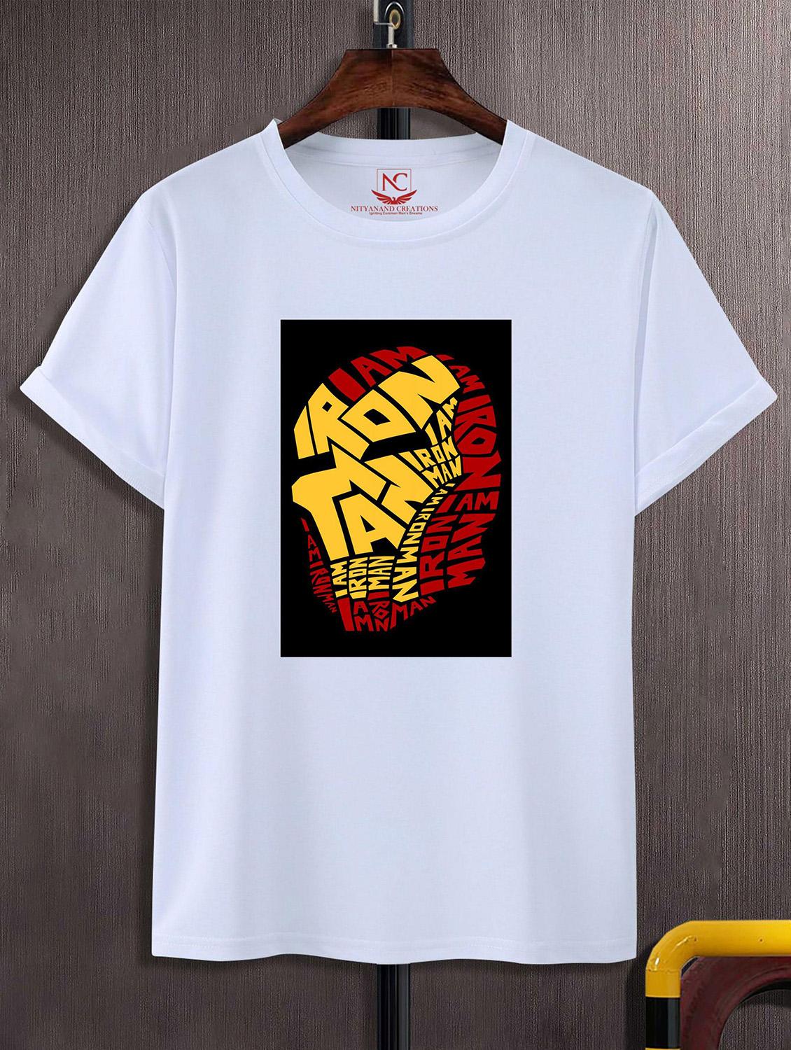 unisex white graphic printed t-shirt - 20824728 -  Zoom Image - 0