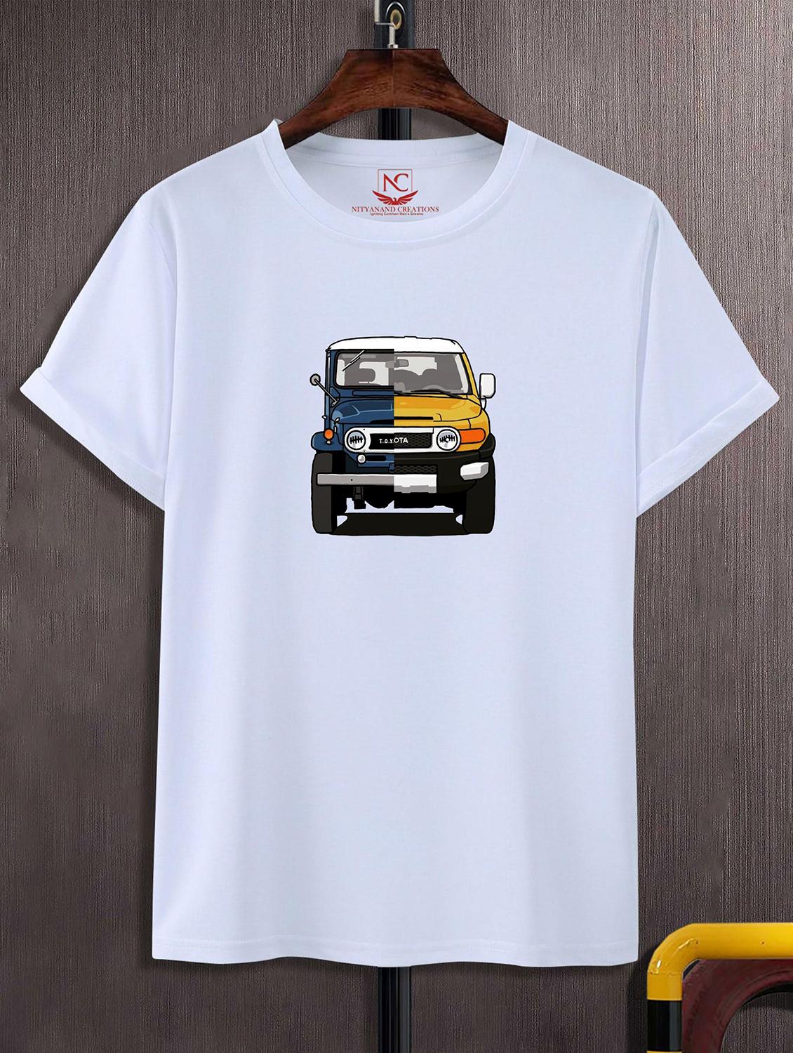 unisex white graphic printed t-shirt - 20824739 -  Zoom Image - 0