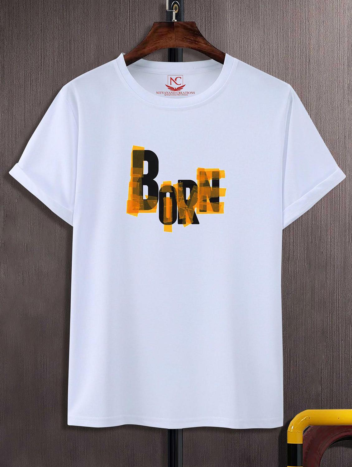 unisex white graphic printed t-shirt - 20824742 - Zoom Image - 0