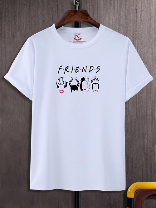 unisex white graphic printed t-shirt - 20824746 -  Standard Image - 0
