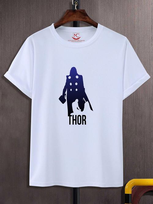 unisex white graphic printed t-shirt - 20824756 - Standard Image - 0