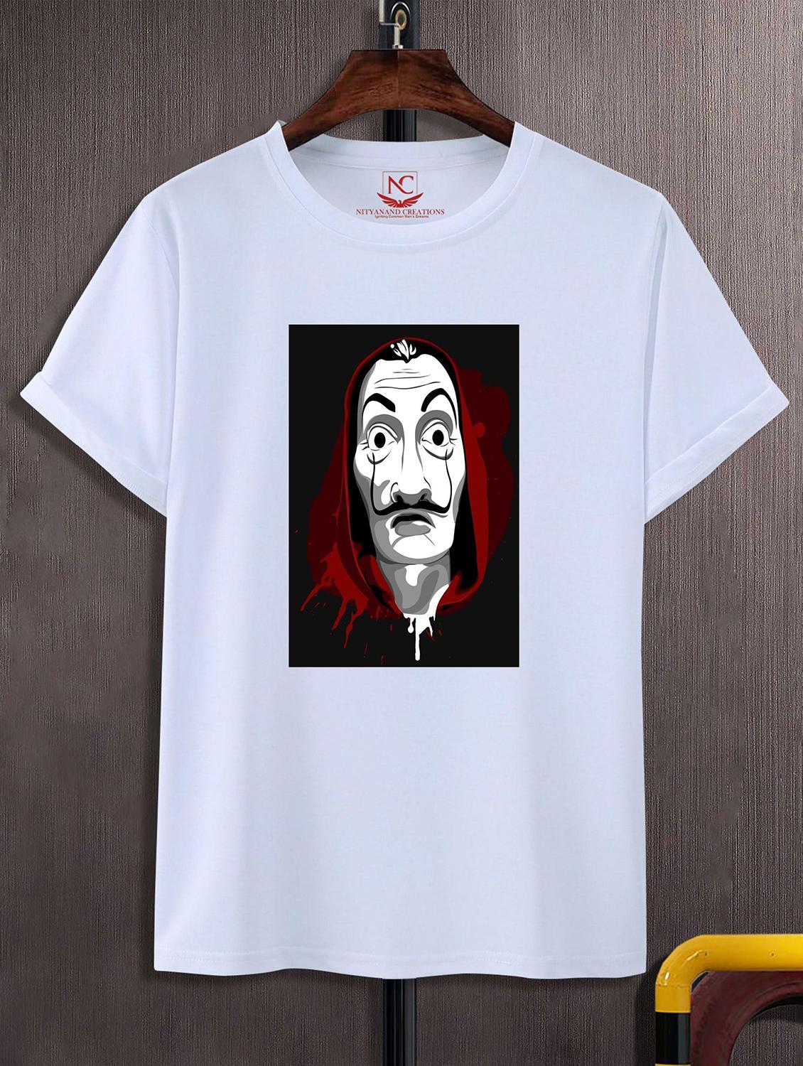 unisex white graphic printed t-shirt - 20824761 -  Zoom Image - 0