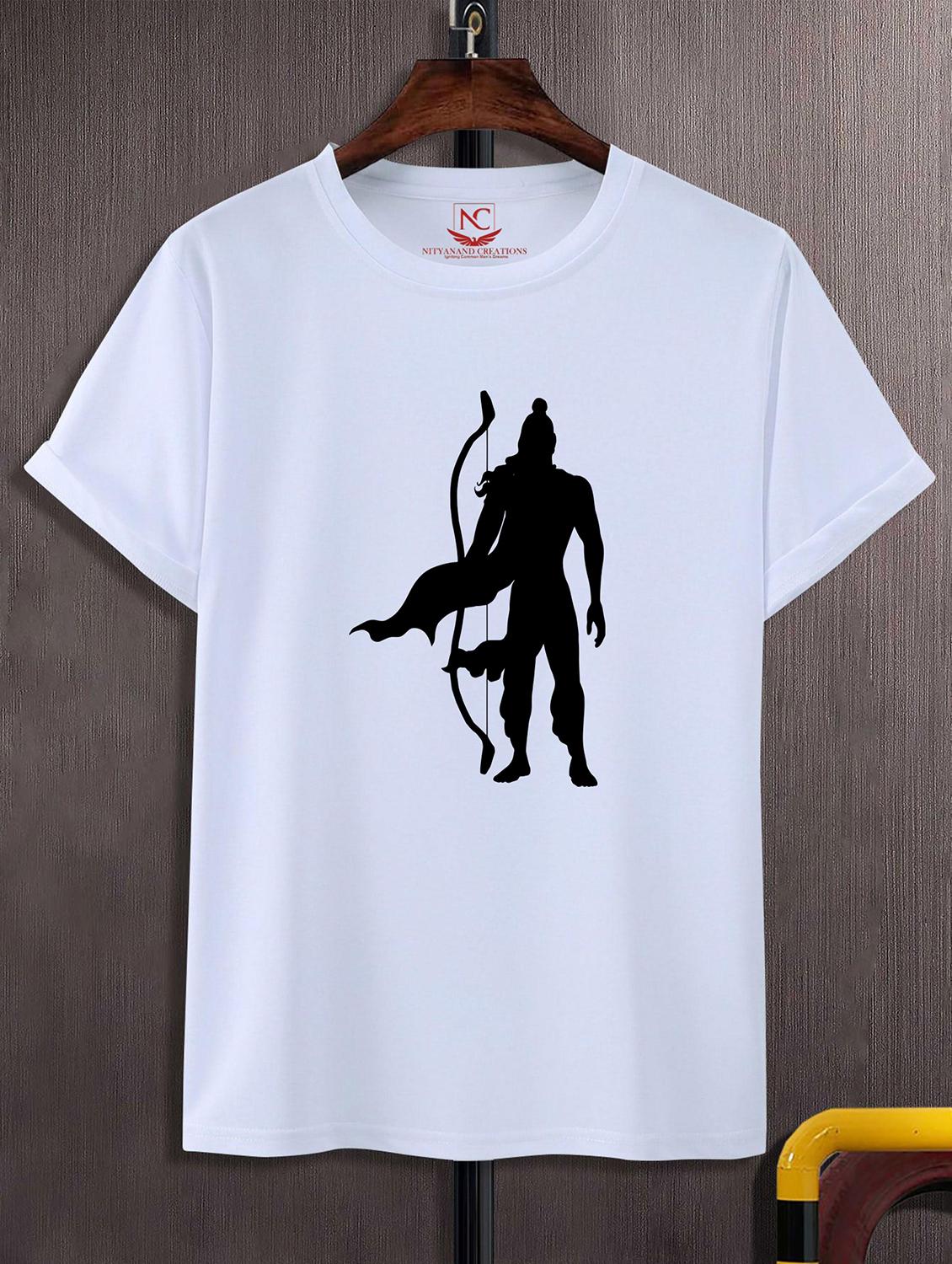 unisex white graphic printed t-shirt - 20824762 -  Zoom Image - 0