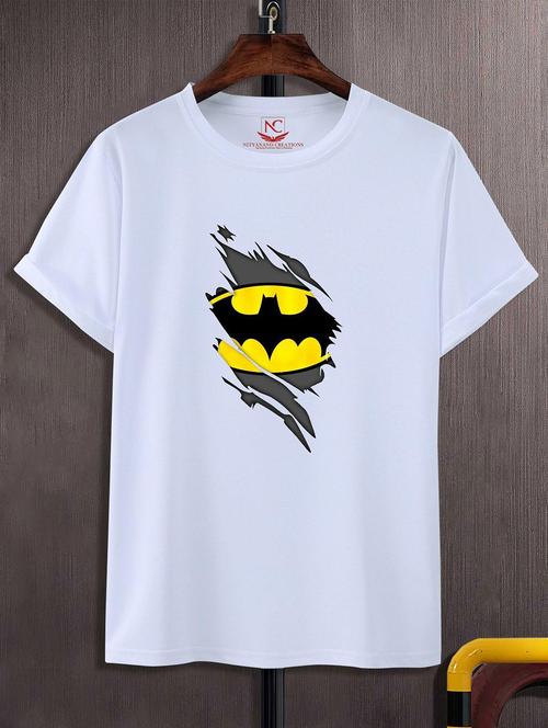 unisex white graphic printed t-shirt - 20824771 -  Standard Image - 0