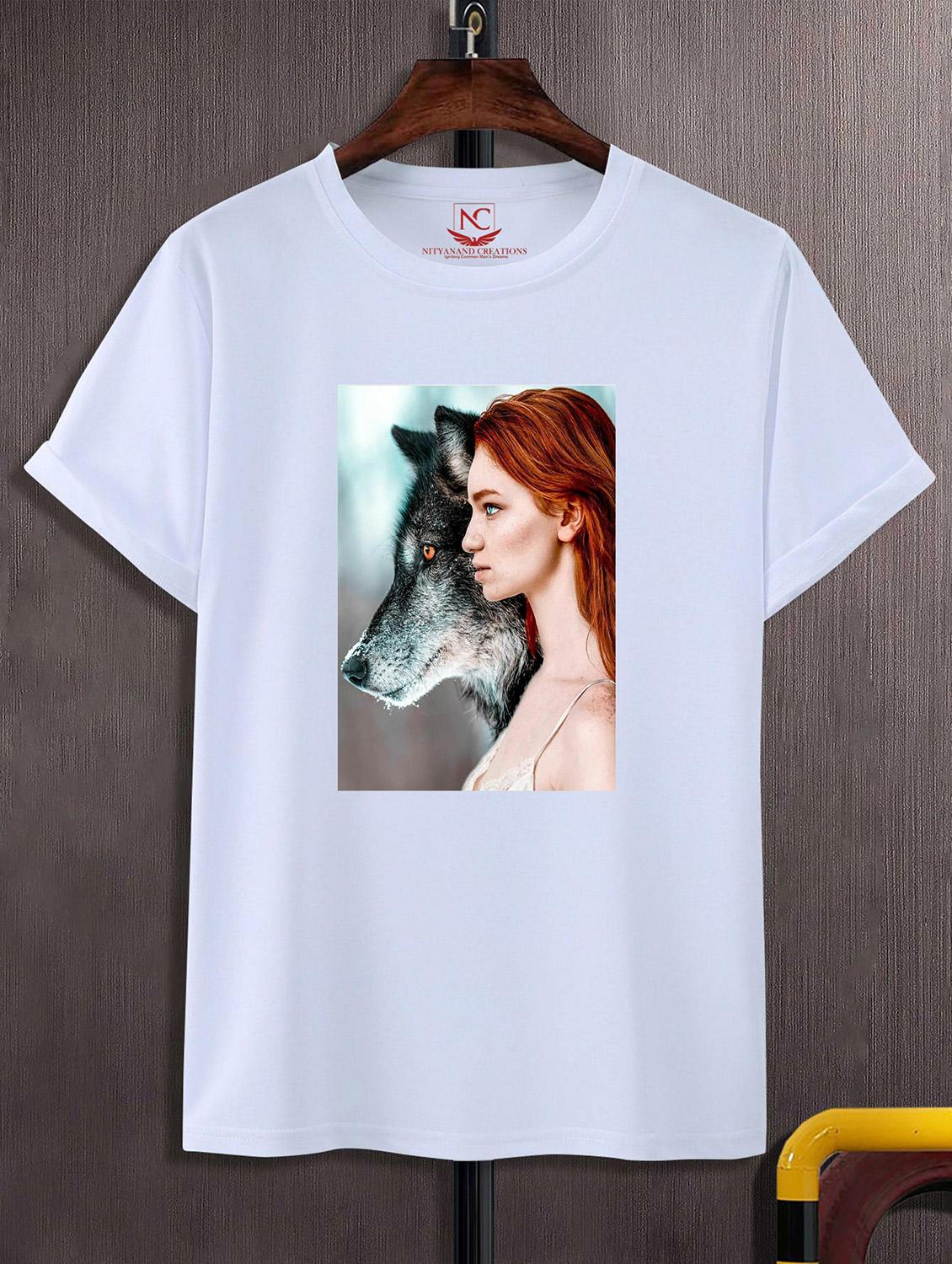 unisex white graphic printed t-shirt - 20824773 -  Zoom Image - 0
