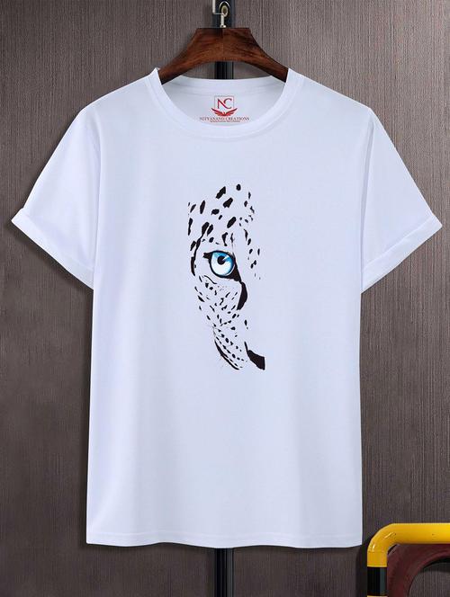 unisex white graphic printed t-shirt - 20824847 -  Standard Image - 0