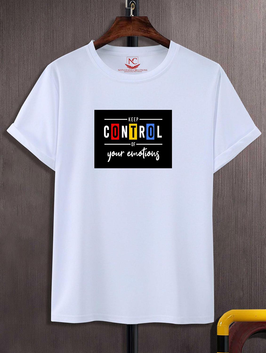 unisex white graphic printed t-shirt - 20824871 - Zoom Image - 0