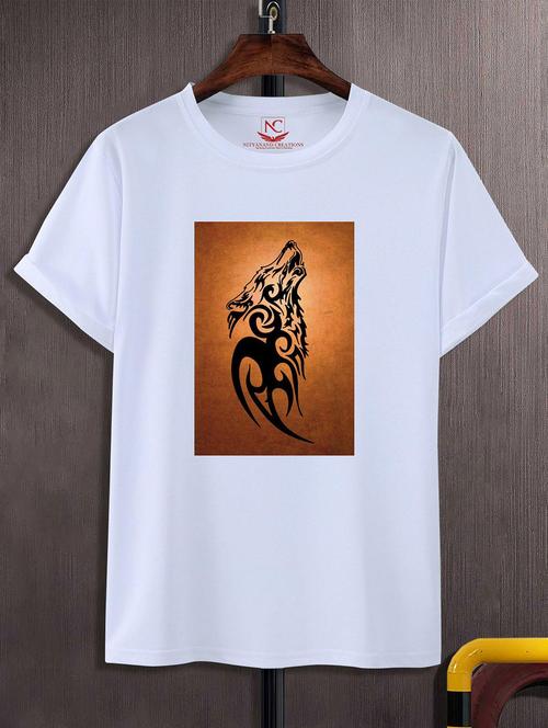 unisex white graphic printed t-shirt - 20824873 - Standard Image - 0