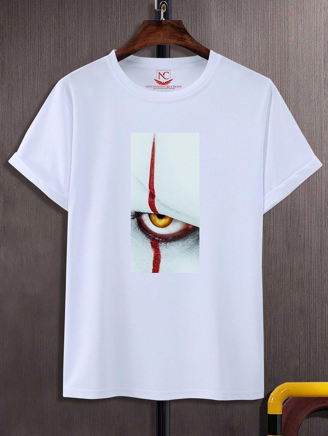 unisex white graphic printed t-shirt - 20824875 -  Zoom Image - 0