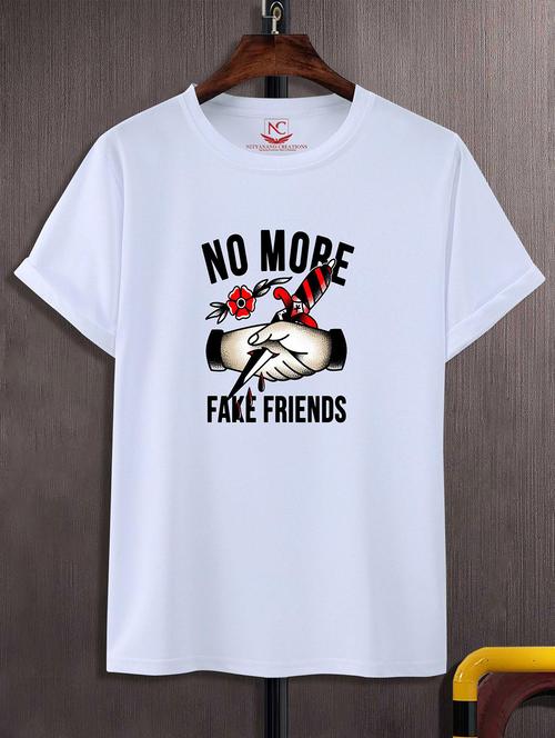 unisex white graphic printed t-shirt - 20824881 -  Standard Image - 0