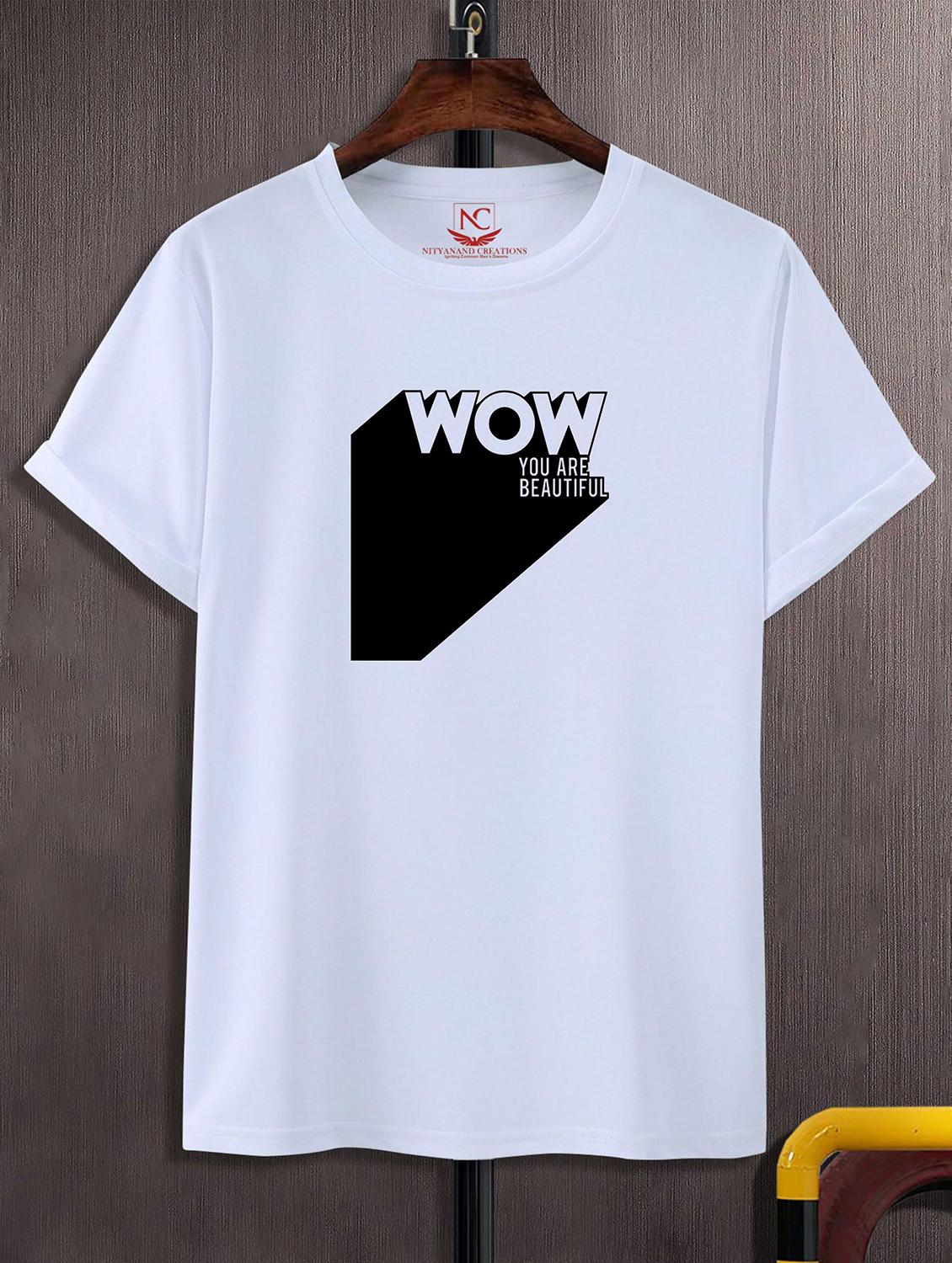 unisex white graphic printed t-shirt - 20824882 -  Zoom Image - 0