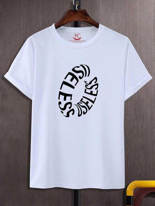 unisex white graphic printed t-shirt - 20824885 -  Standard Image - 0