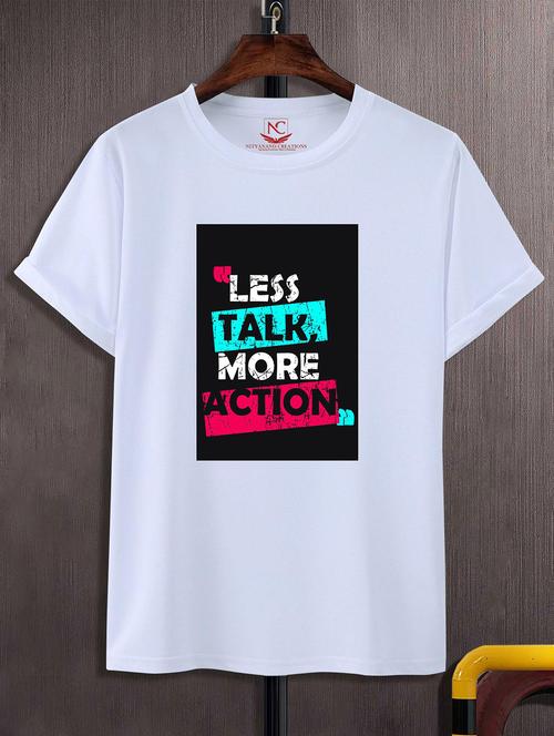 unisex white graphic printed t-shirt - 20824888 -  Standard Image - 0