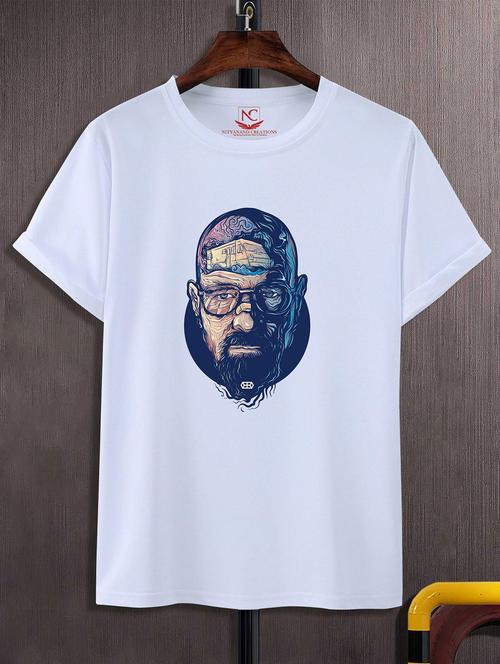 unisex white graphic printed t-shirt - 20824904 -  Standard Image - 0