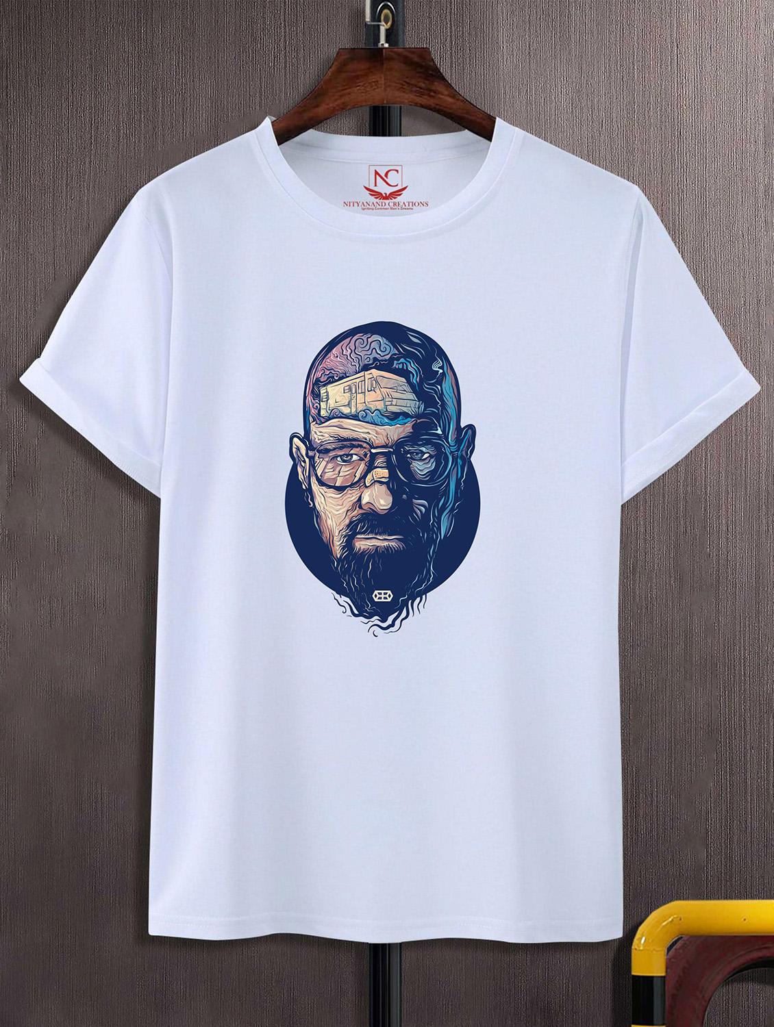 unisex white graphic printed t-shirt - 20824904 -  Zoom Image - 0