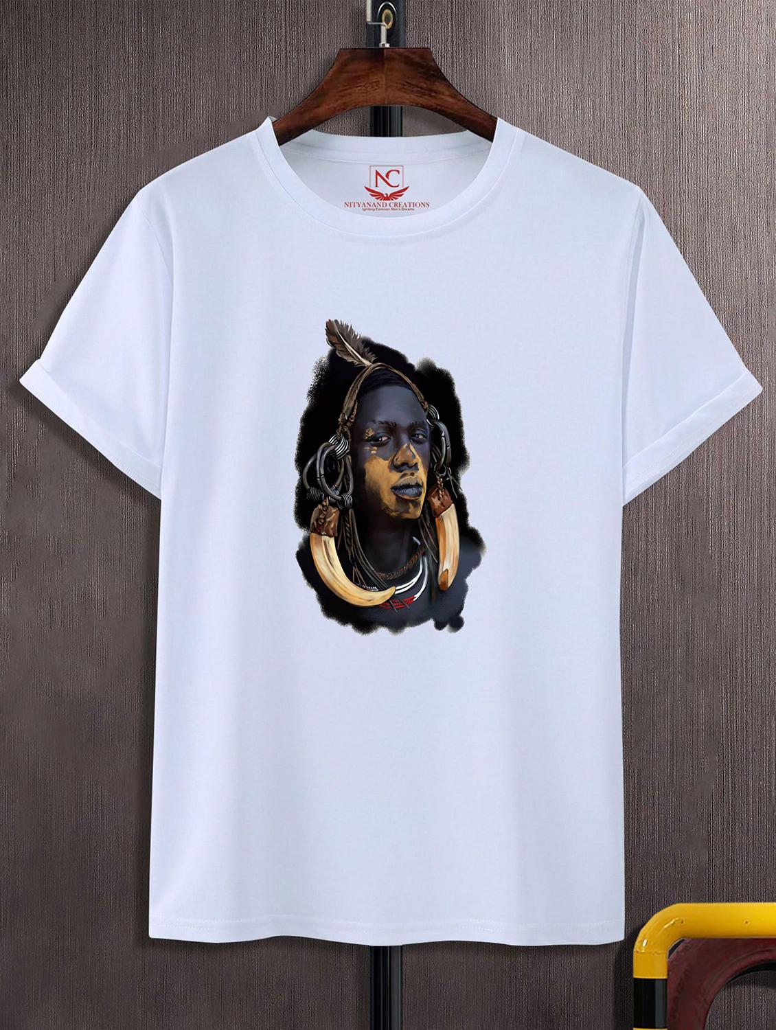 unisex white graphic printed t-shirt - 20824910 -  Zoom Image - 0