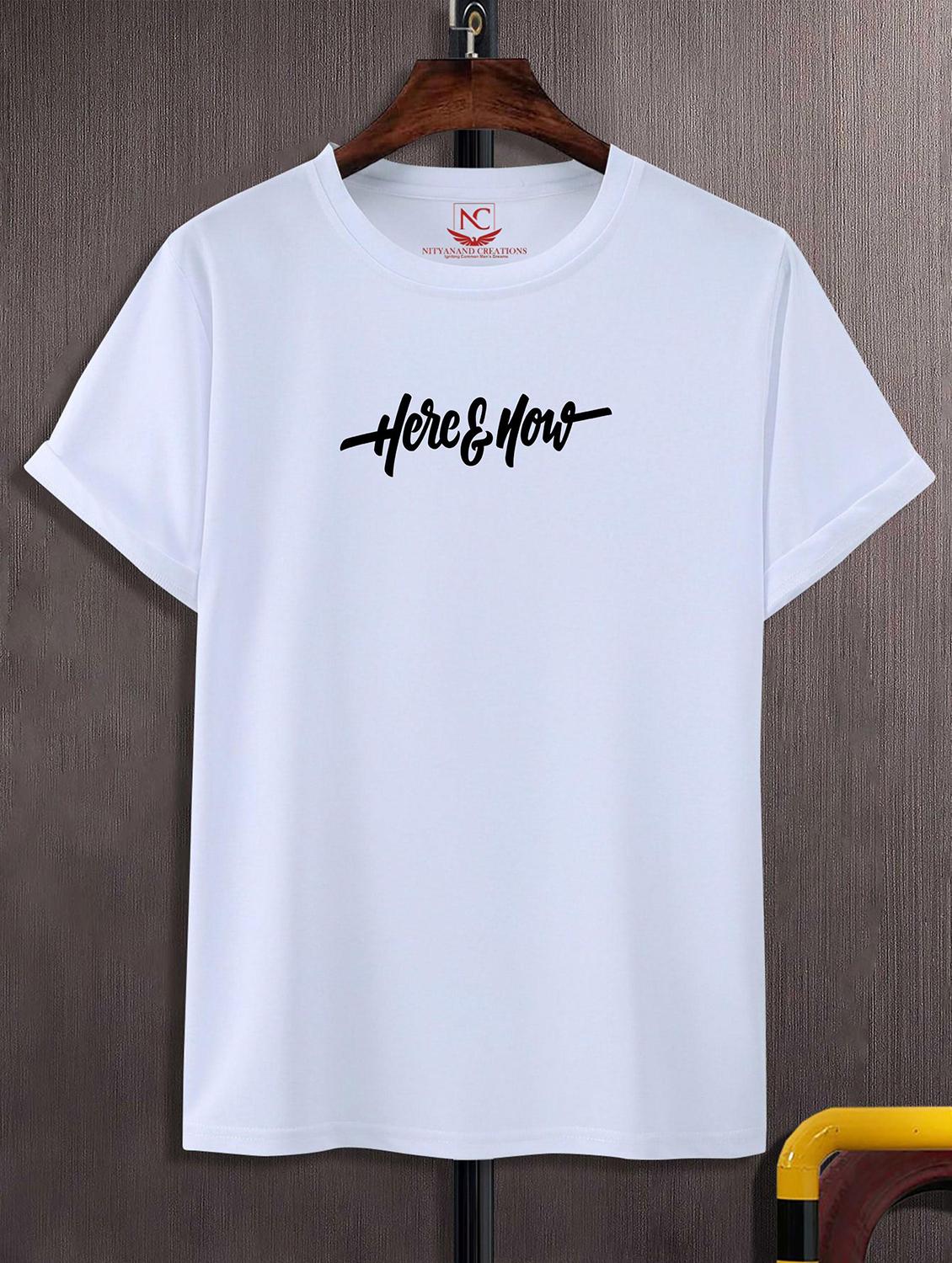 unisex white graphic printed t-shirt - 20824911 -  Zoom Image - 0