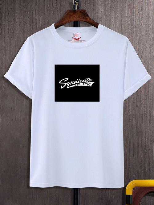 unisex white graphic printed t-shirt - 20824916 -  Standard Image - 0