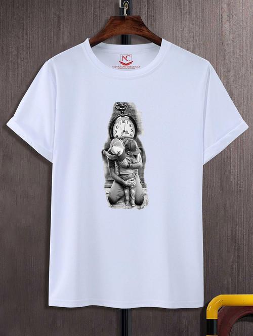 unisex white graphic printed t-shirt - 20824922 -  Standard Image - 0