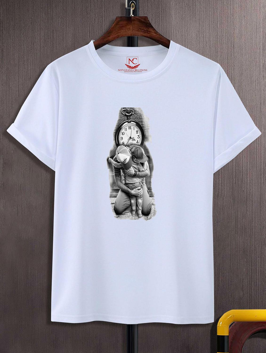 unisex white graphic printed t-shirt - 20824922 -  Zoom Image - 0
