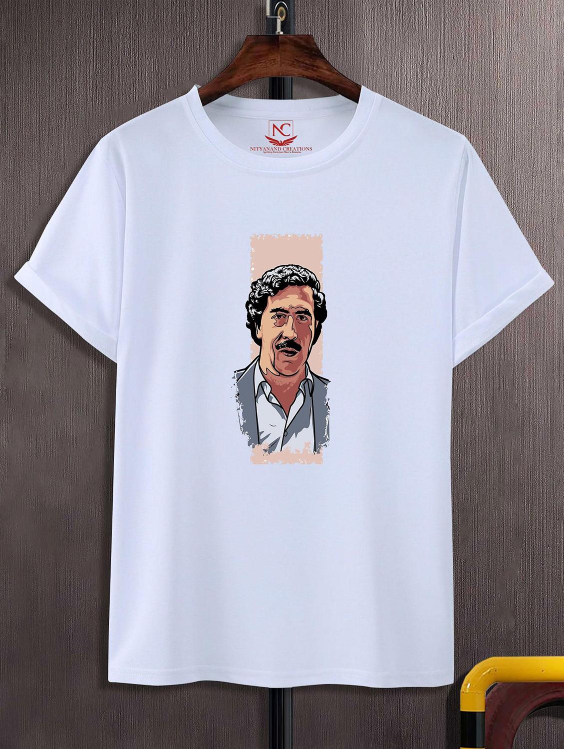 unisex white graphic printed t-shirt - 20824925 -  Zoom Image - 0