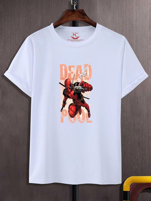 unisex white graphic printed t-shirt - 20824931 -  Standard Image - 0