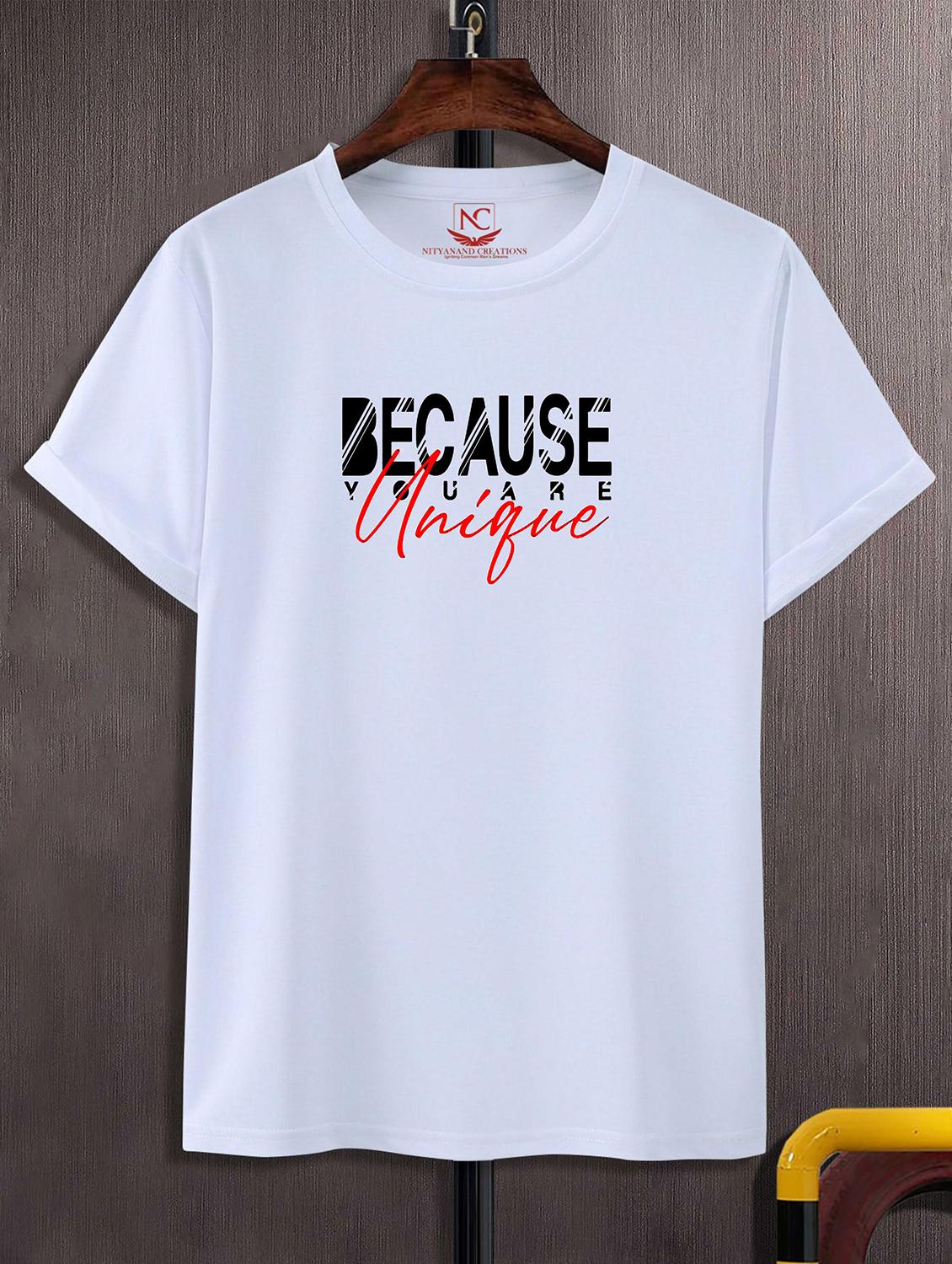 unisex white graphic printed t-shirt - 20824934 -  Zoom Image - 0