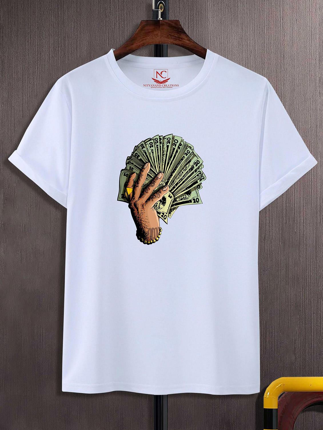 unisex white graphic printed t-shirt - 20824936 -  Zoom Image - 0