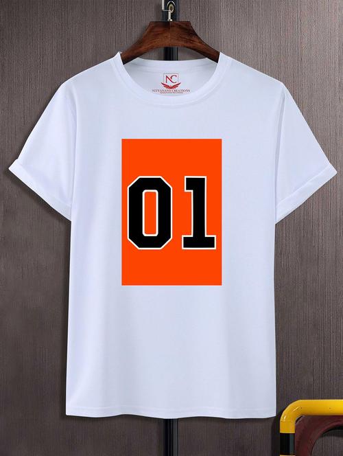 unisex white graphic printed t-shirt - 20824954 - Standard Image - 0