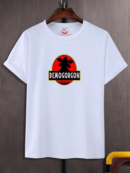 unisex white graphic printed t-shirt - 20824961 -  Standard Image - 0