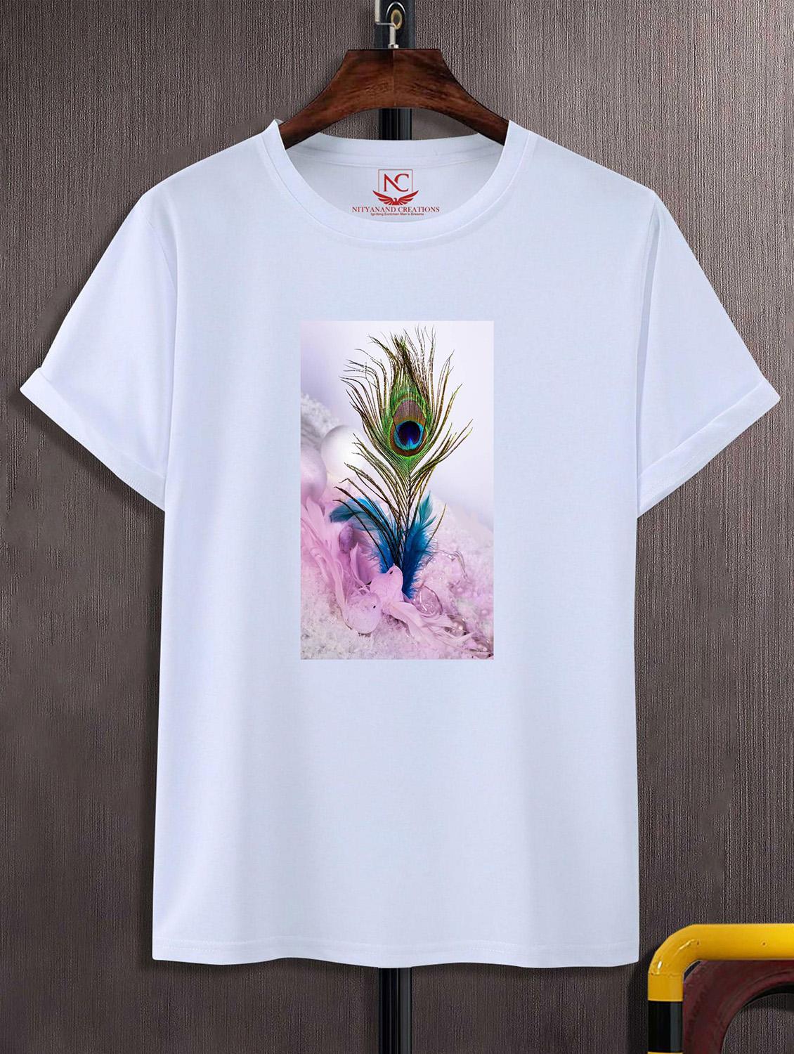 unisex white graphic printed t-shirt - 20824963 - Zoom Image - 0