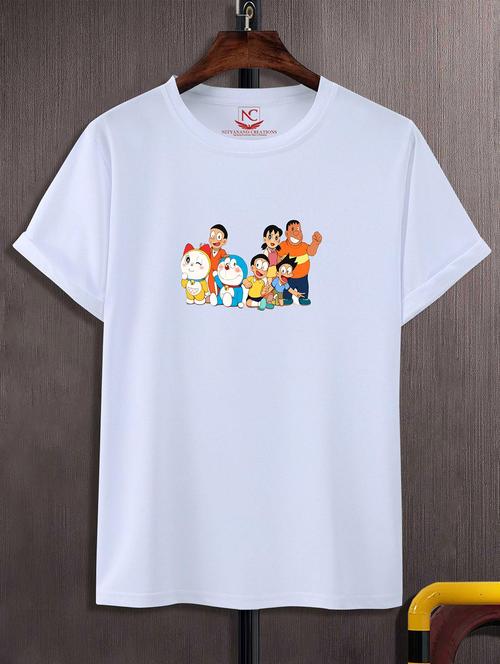 unisex white graphic printed t-shirt - 20824971 -  Standard Image - 0