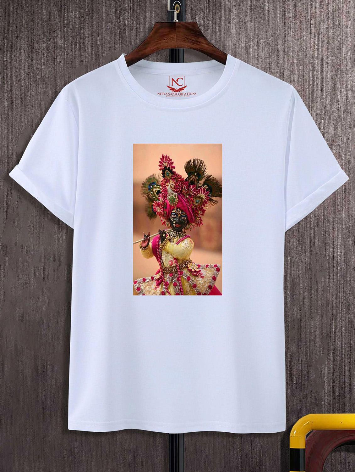 unisex white graphic printed t-shirt - 20824972 - Zoom Image - 0