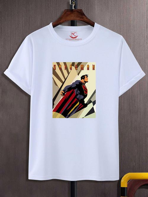 unisex white graphic printed t-shirt - 20824979 -  Standard Image - 0