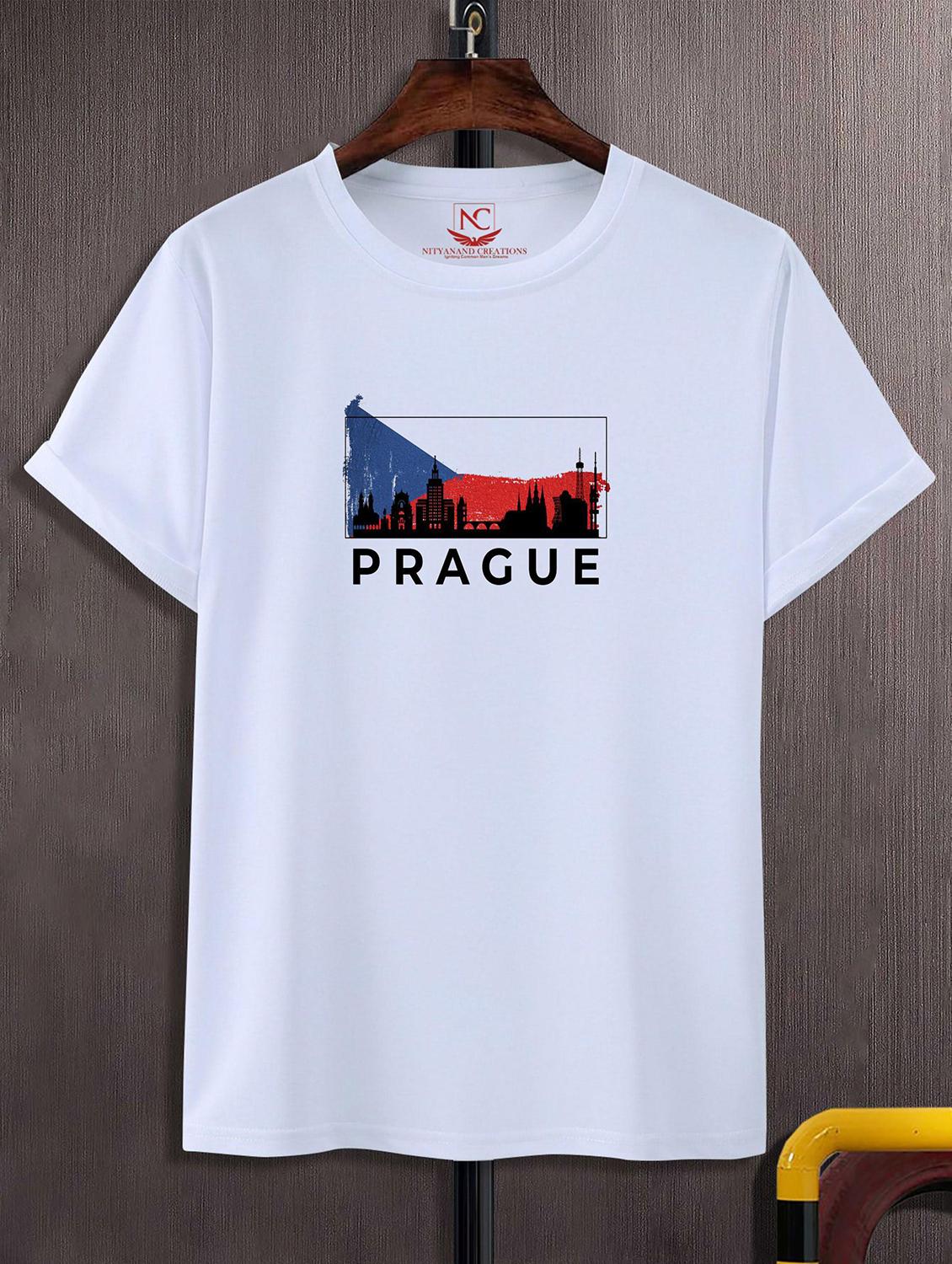 unisex white graphic printed t-shirt - 20824983 -  Zoom Image - 0