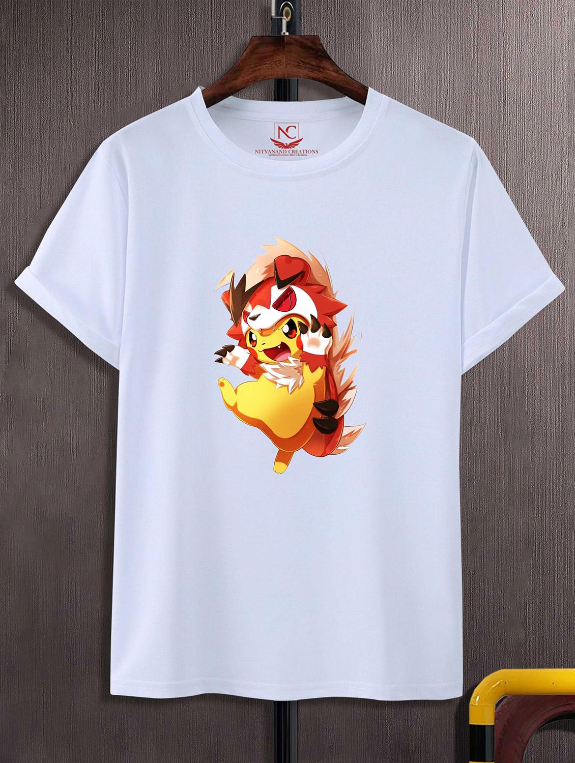 unisex white graphic printed t-shirt - 20824987 -  Zoom Image - 0