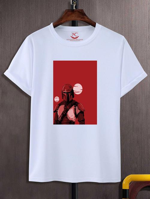 unisex white graphic printed t-shirt - 20824988 -  Standard Image - 0
