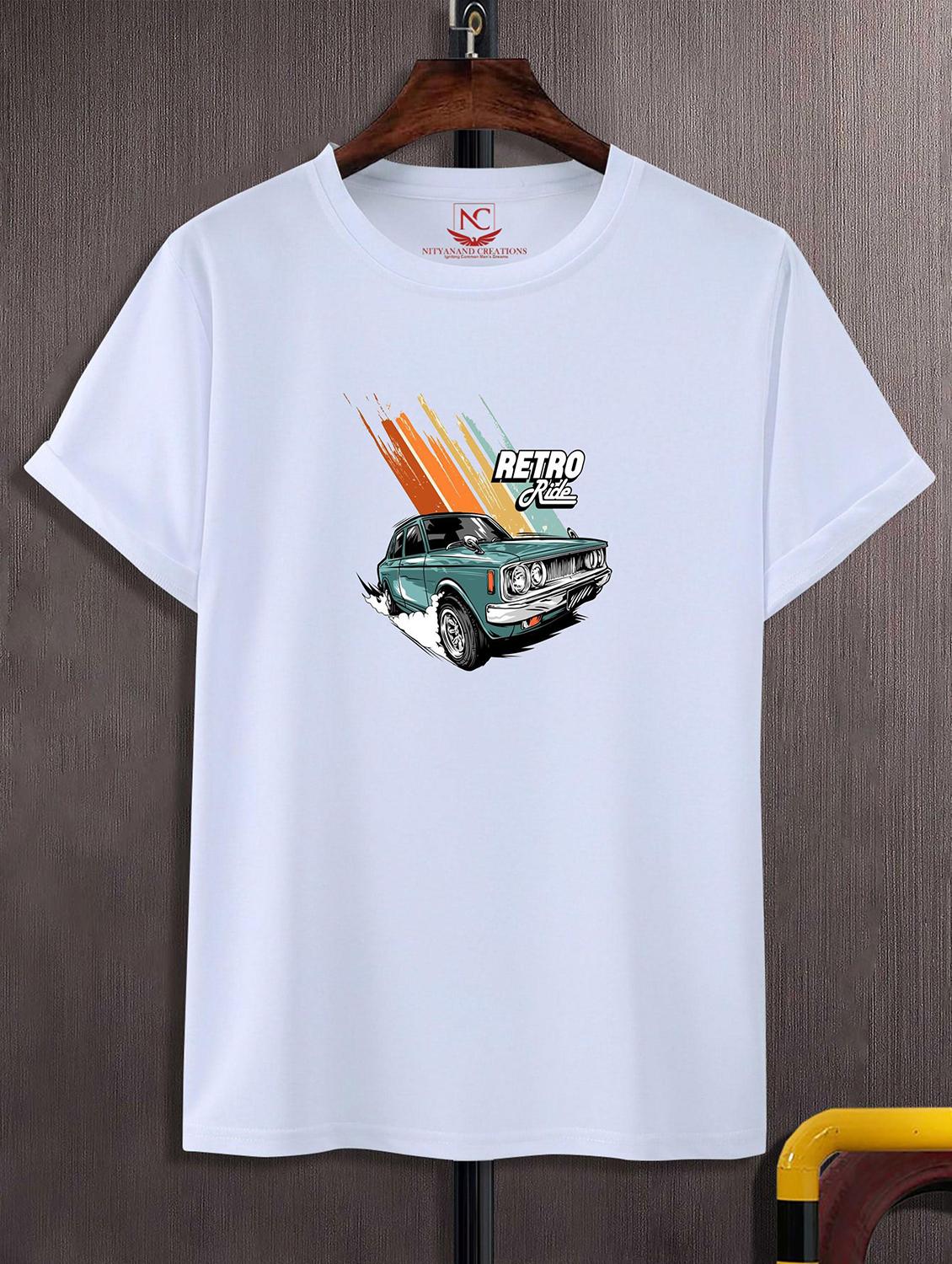 unisex white graphic printed t-shirt - 20824992 -  Zoom Image - 0