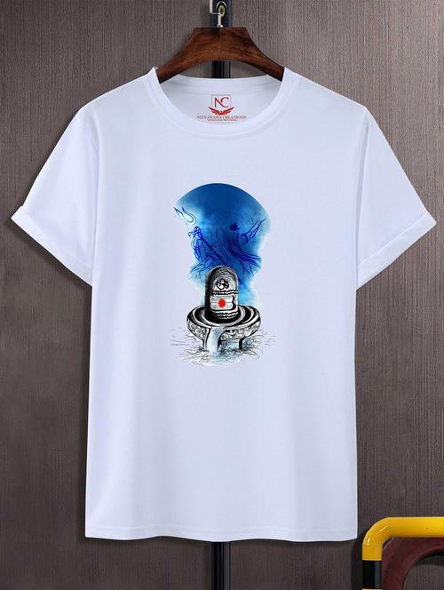 unisex white graphic printed t-shirt - 20824993 - Standard Image - 0
