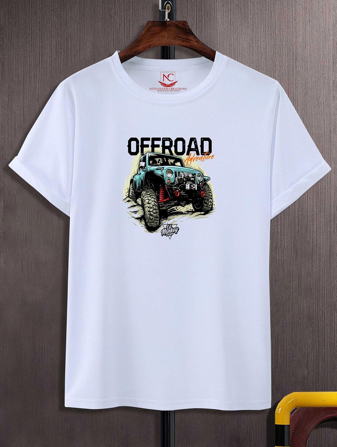 unisex white graphic printed t-shirt - 20824995 -  Zoom Image - 0