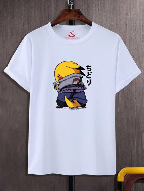 unisex white graphic printed t-shirt - 20825008 - Standard Image - 0