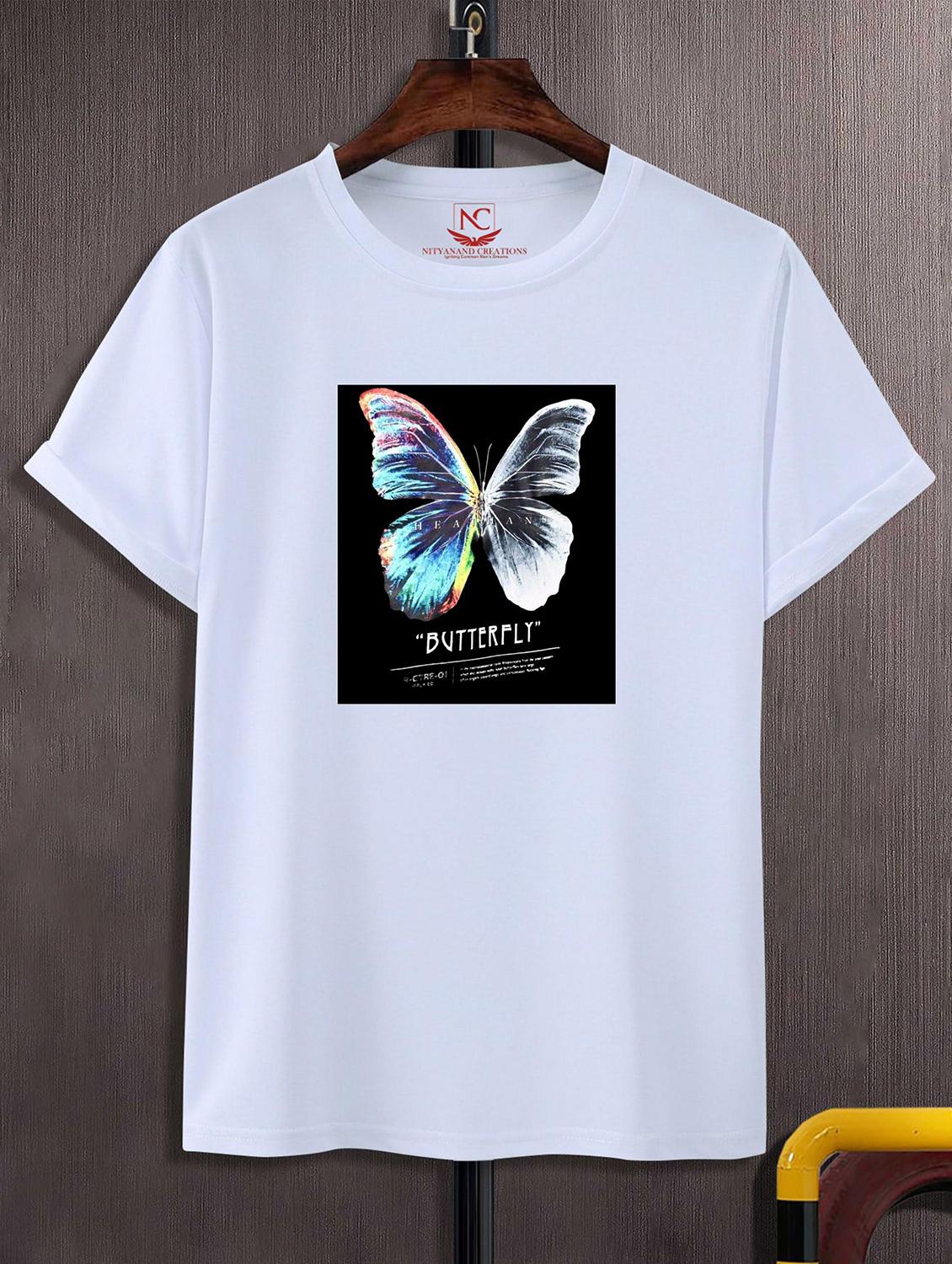 unisex white graphic printed t-shirt - 20825016 - Zoom Image - 0