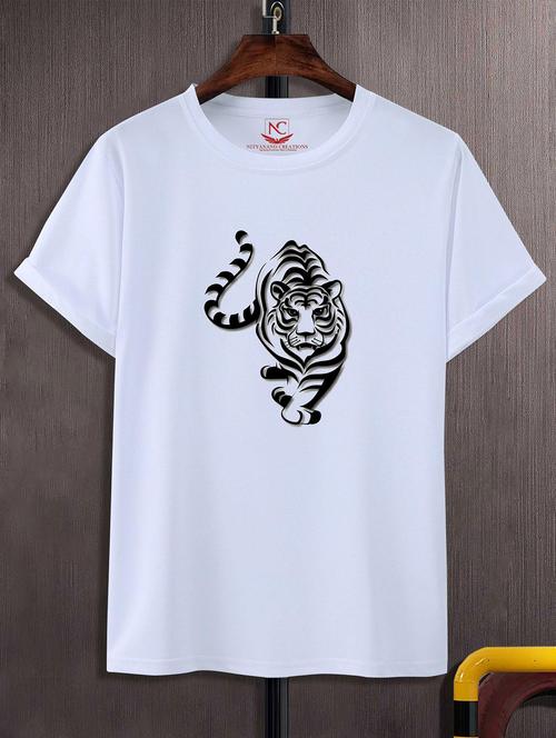 unisex white graphic printed t-shirt - 20825017 -  Standard Image - 0