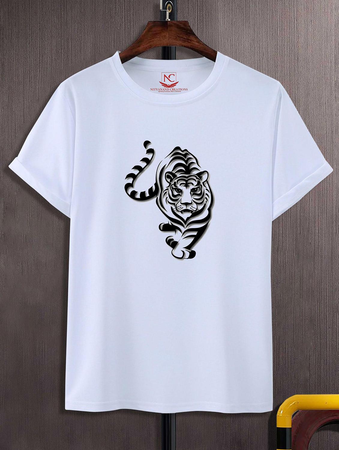 unisex white graphic printed t-shirt - 20825017 -  Zoom Image - 0
