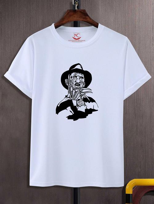 unisex white graphic printed t-shirt - 20825020 -  Standard Image - 0