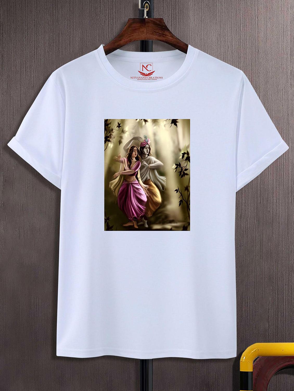 unisex white graphic printed t-shirt - 20825025 -  Zoom Image - 0