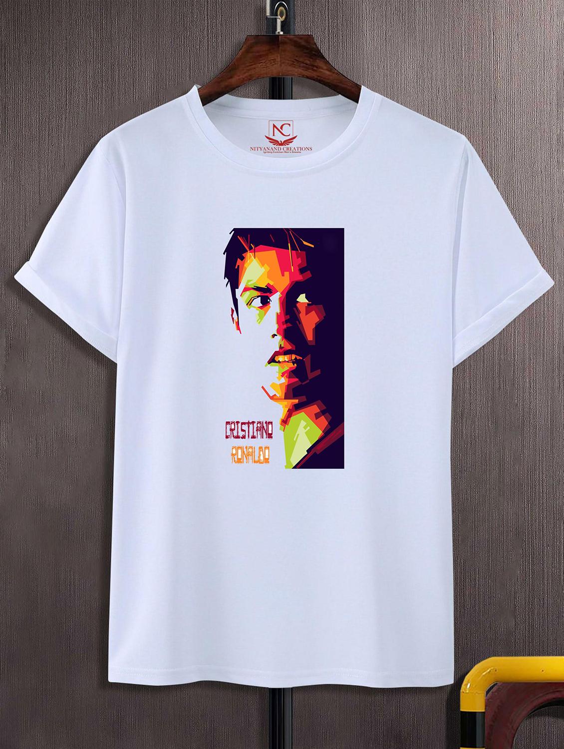 unisex white graphic printed t-shirt - 20825032 -  Zoom Image - 0